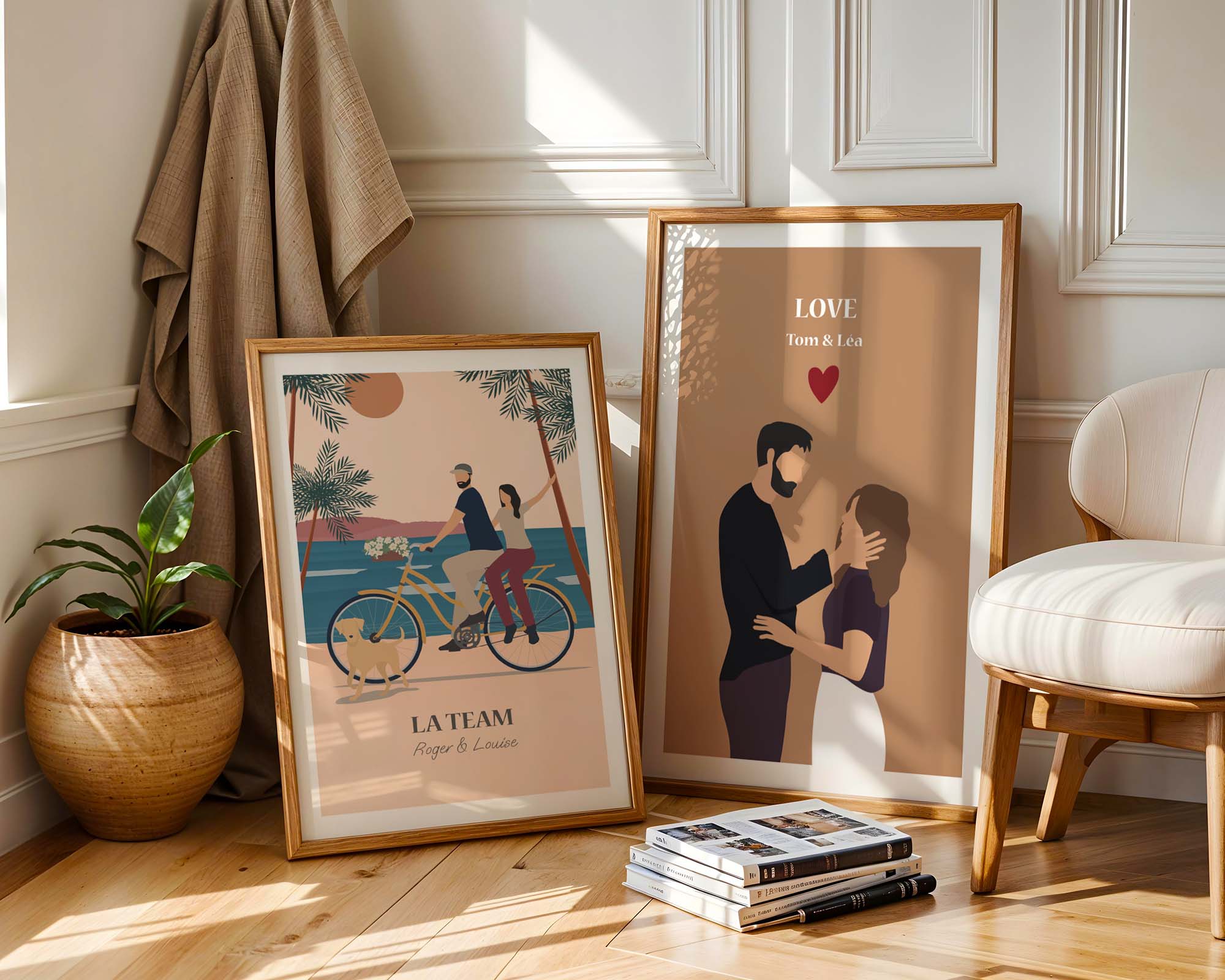 Affiches personnalisées Couple