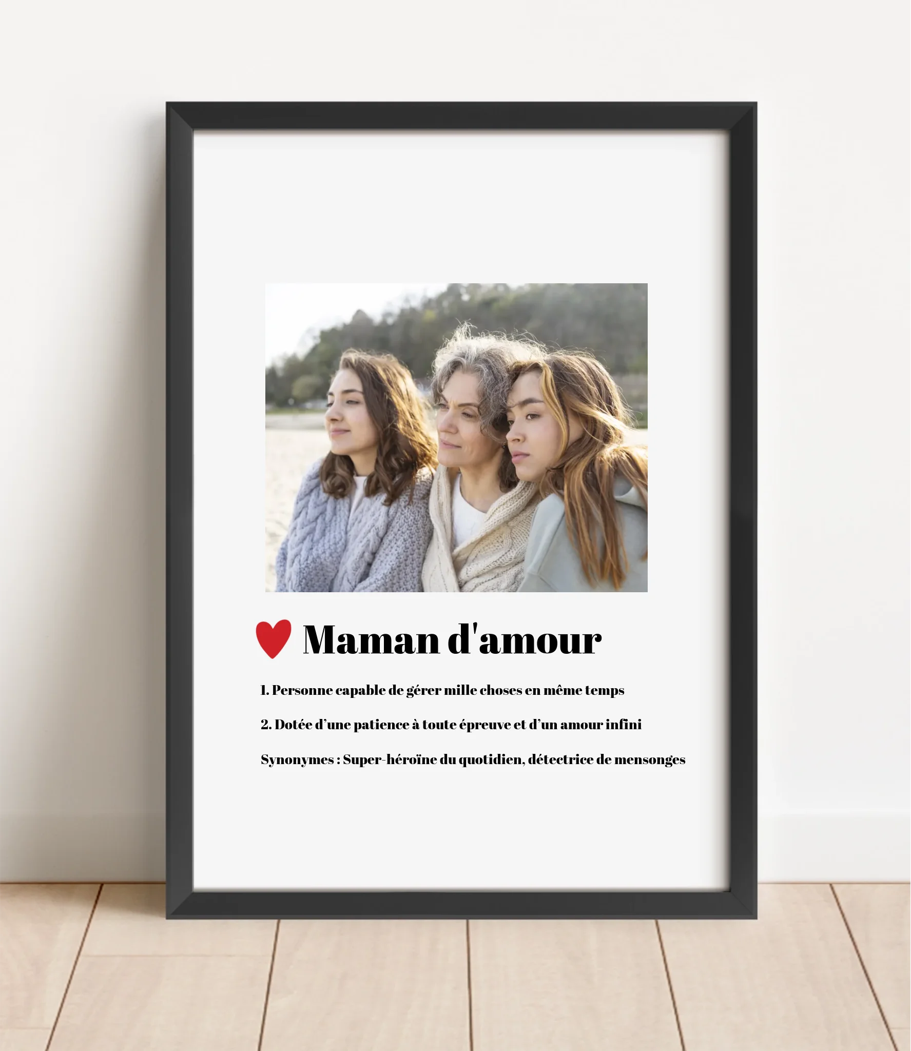 Black frame vide