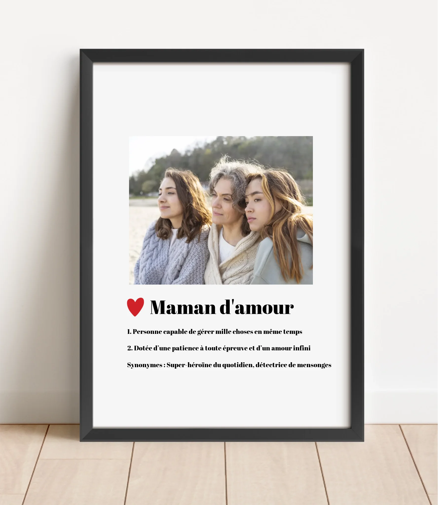 Black frame vide