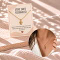 Collier Cactus avec Carte Message Personnalisée