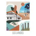 Affiche Les Landes