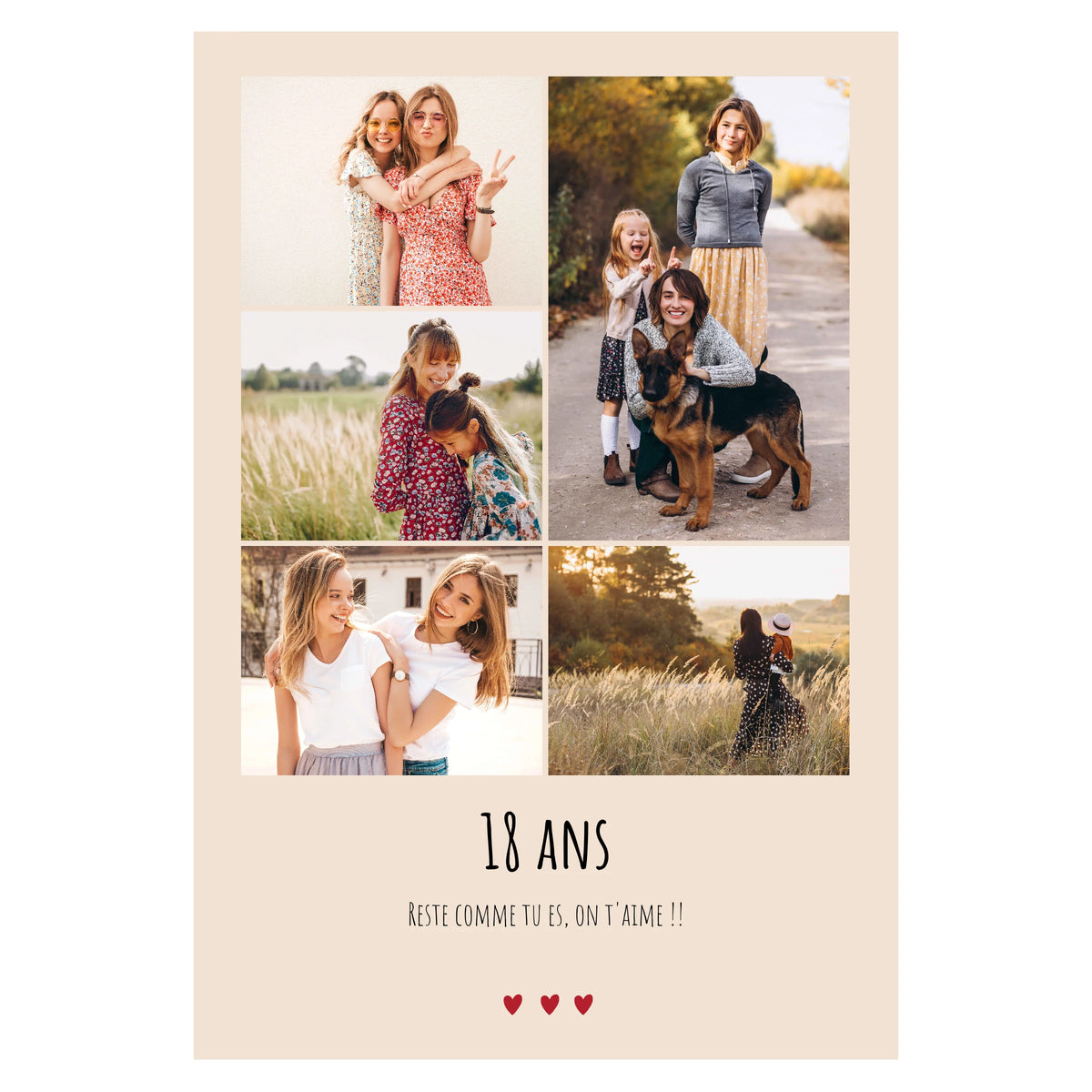 Affiche Photo Collage