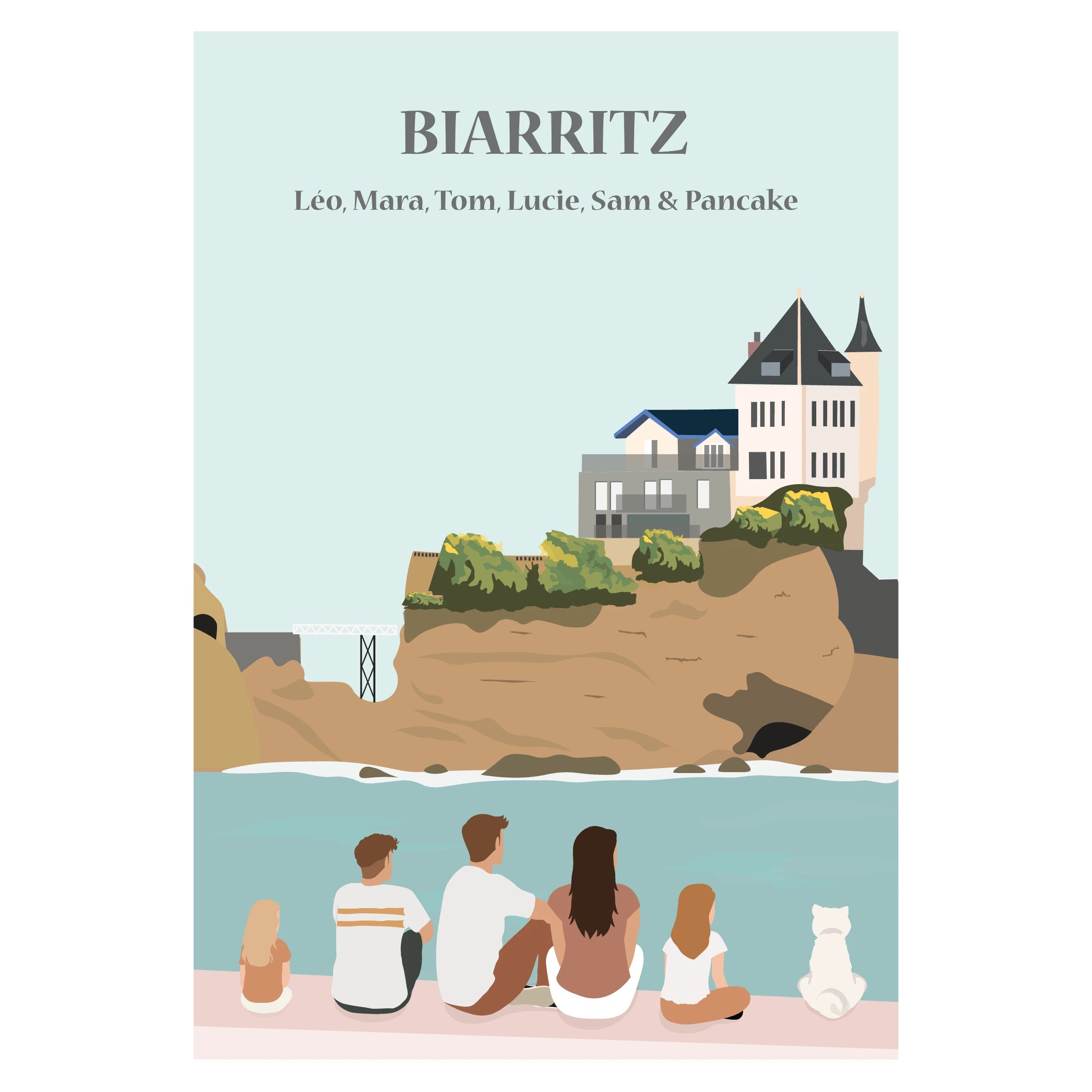Biarritz with the family