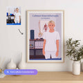 Affiche Praticien dans son cabinet