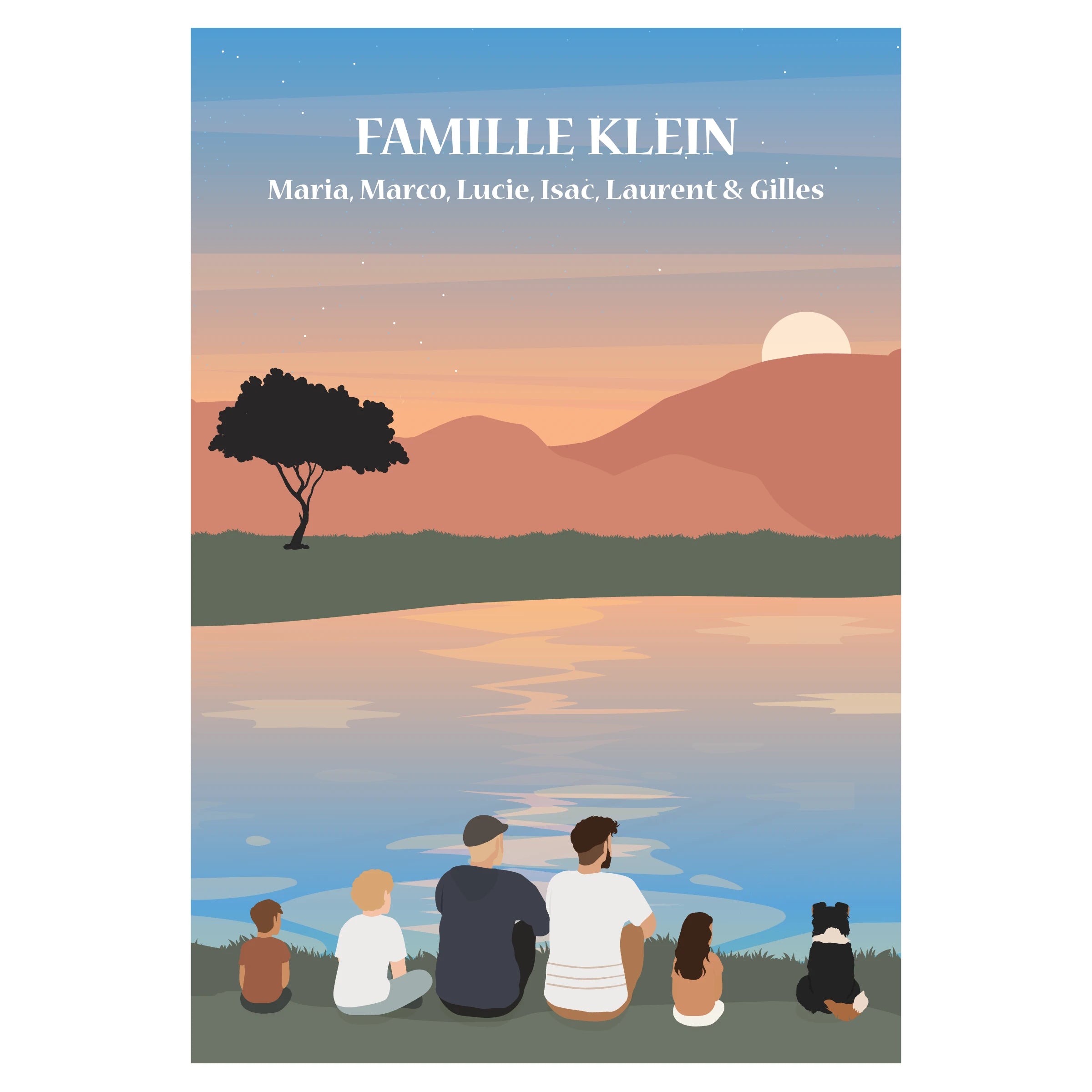 Famille dans la nature