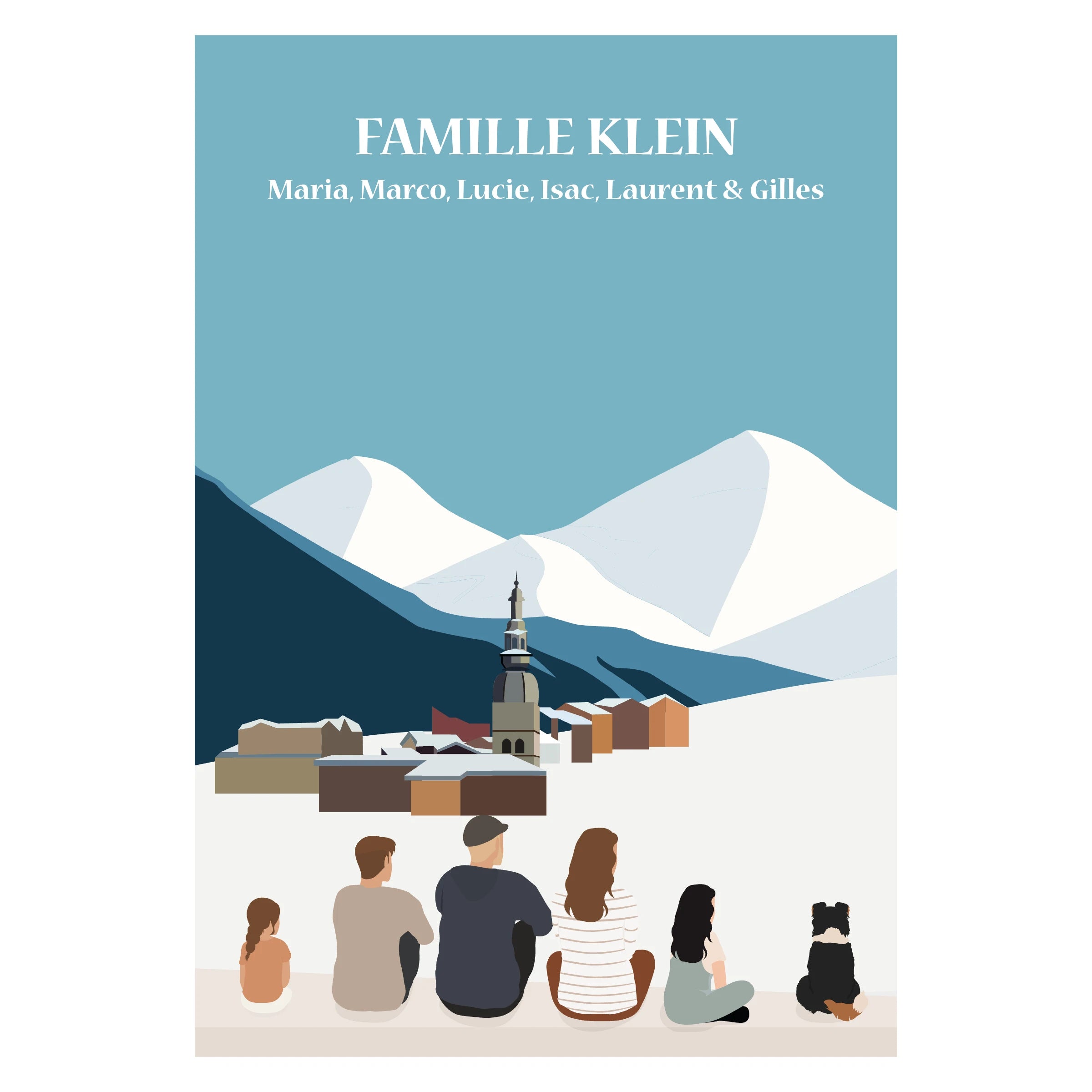 Famille dans la nature