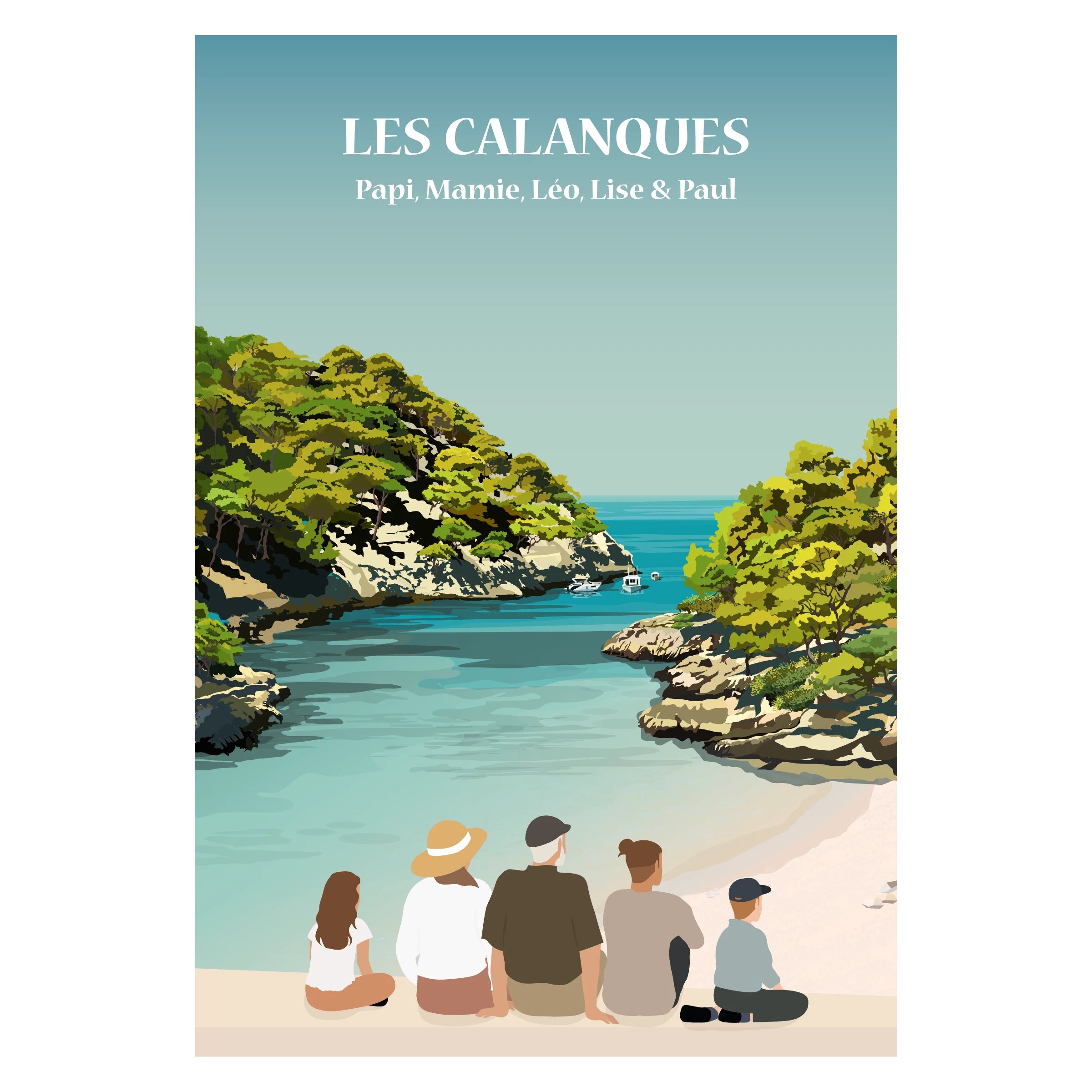 Les calanques en famille