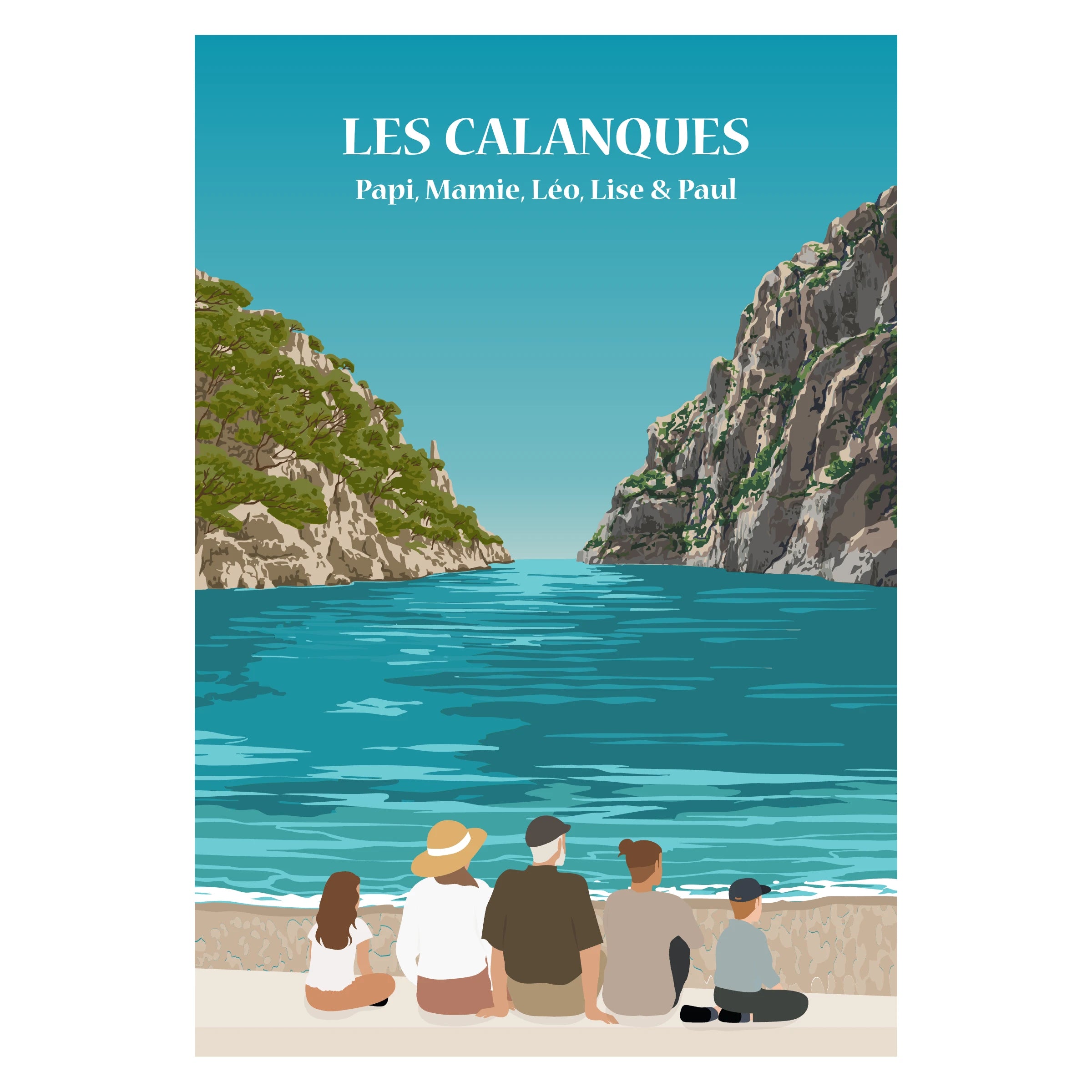 Les calanques en famille