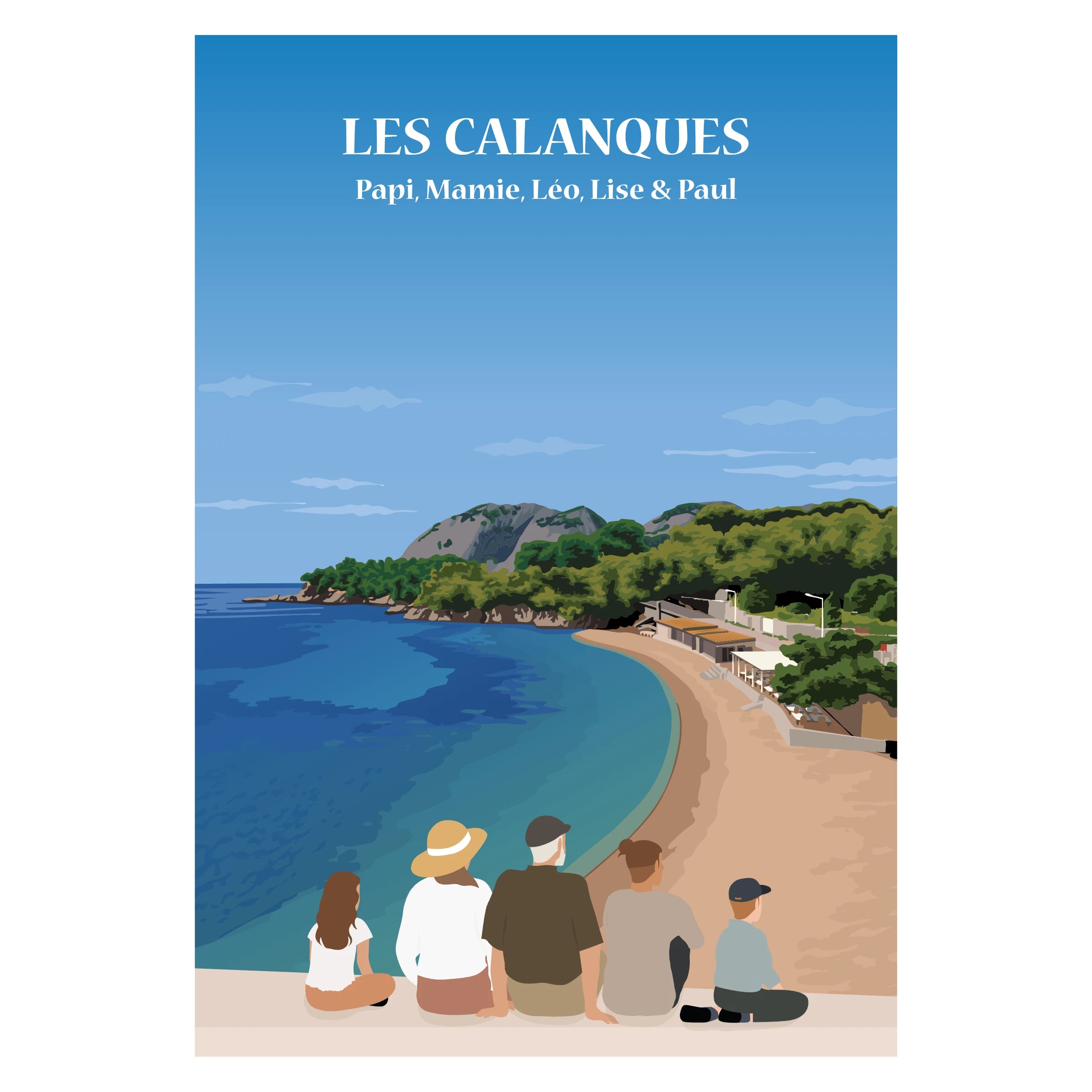 Les calanques en famille