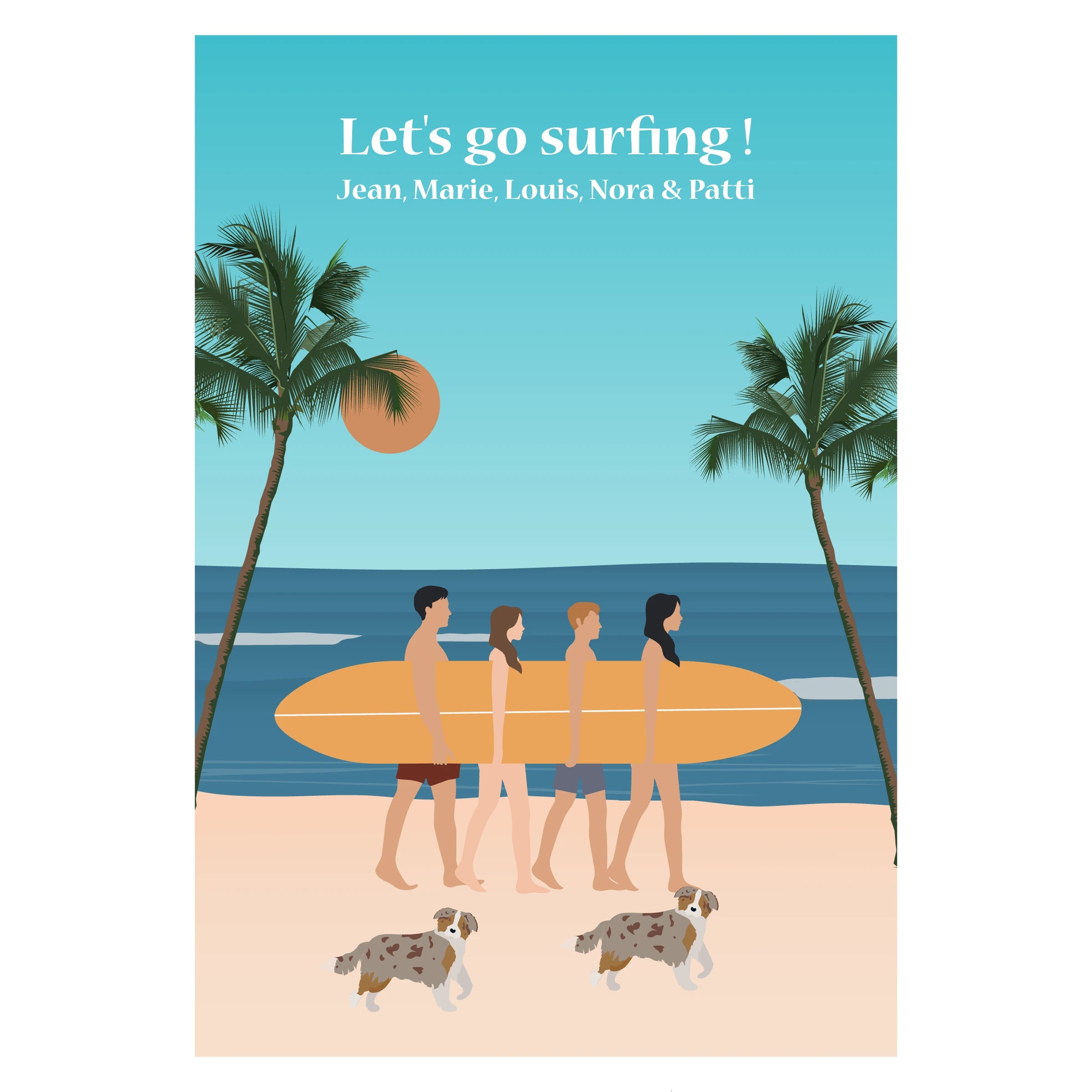 Lets' go surfing