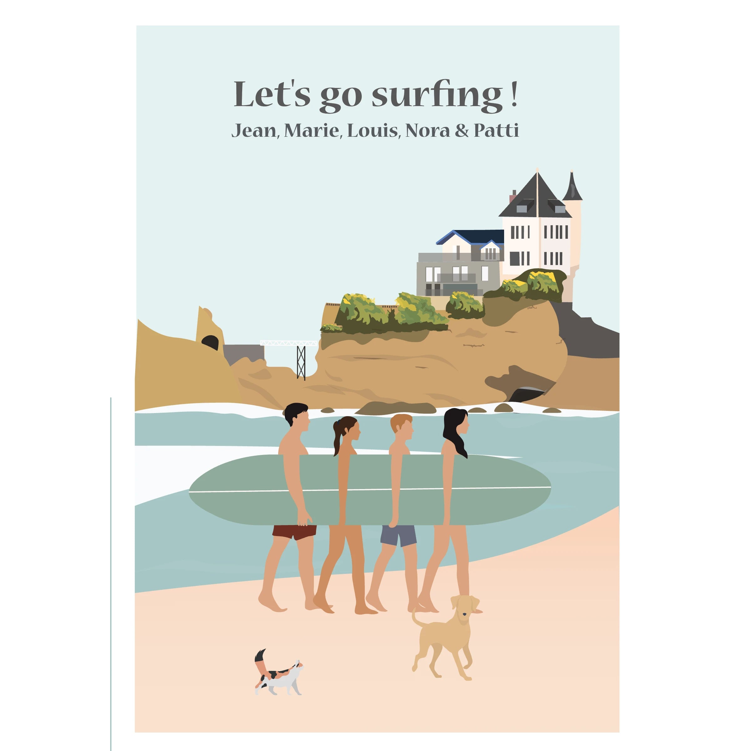 Lets' go surfing