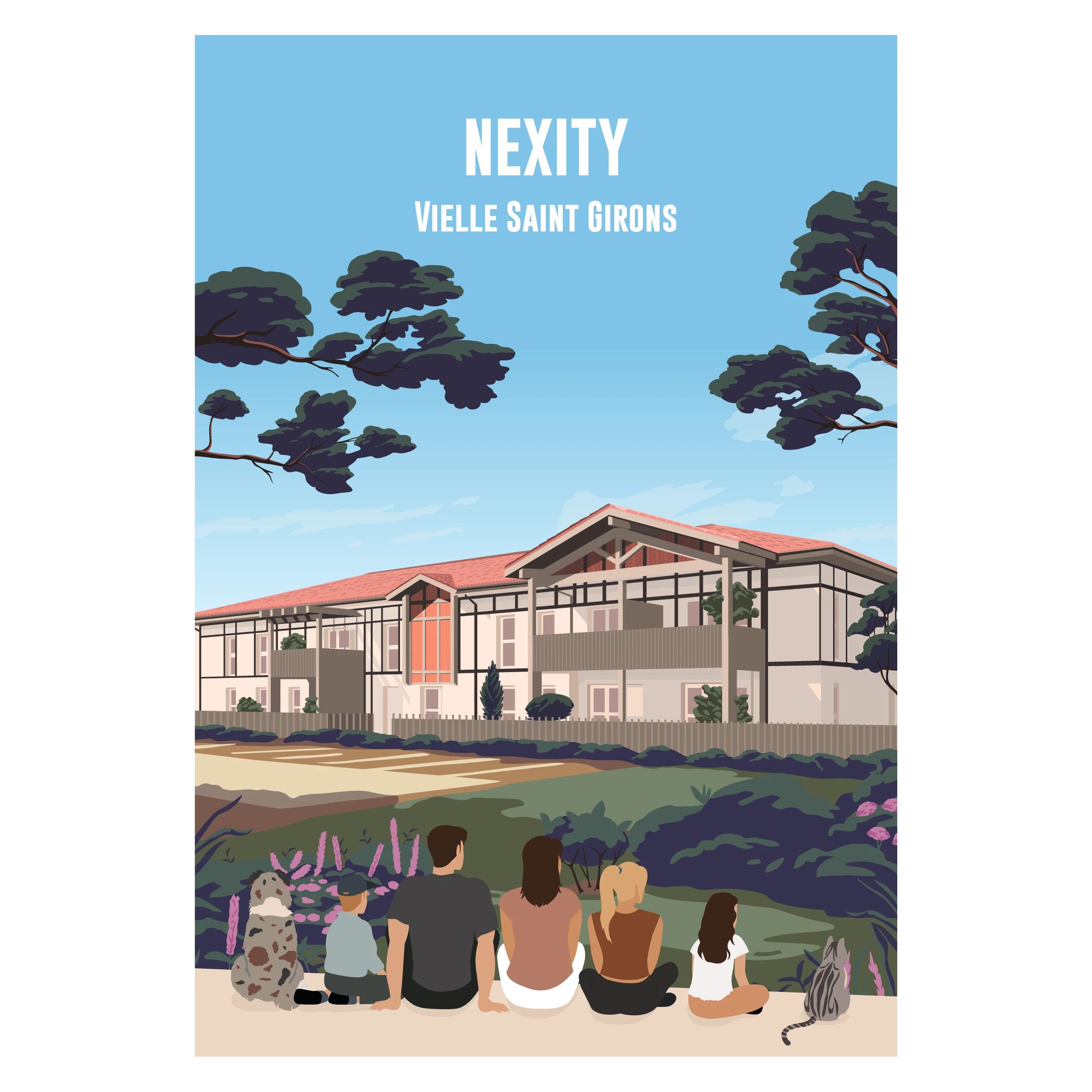 Affiche de personne devant Nexity