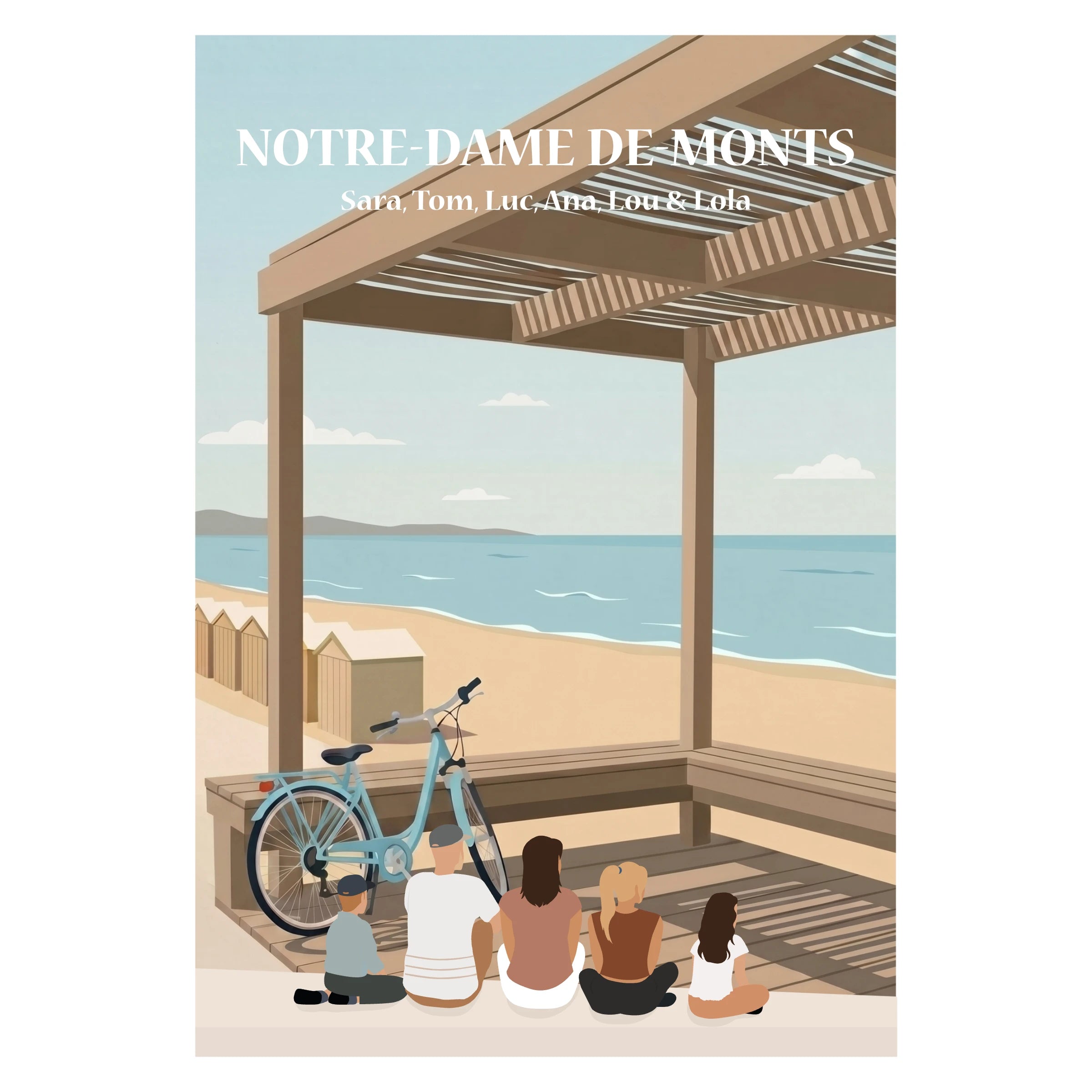 Notre-Dame-de-Monts with the family