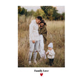 Photo Print with text and heart
