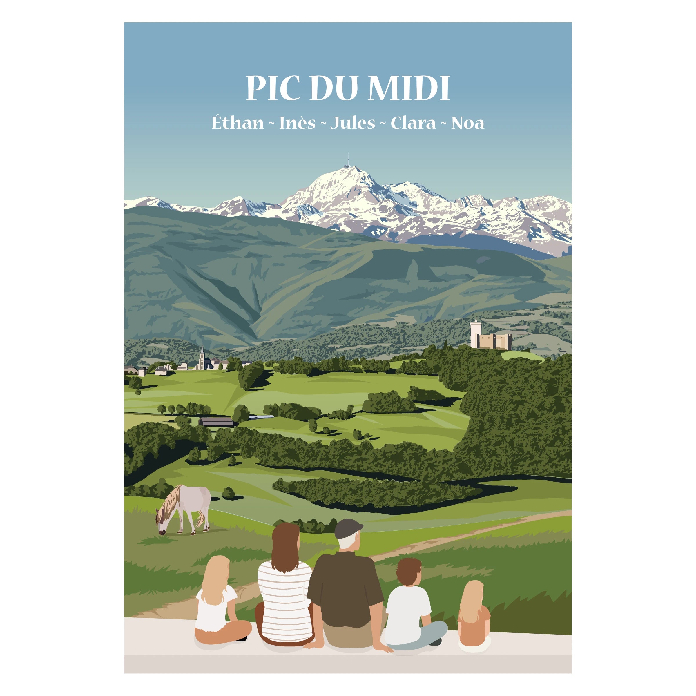 Pic du Midi en famille
