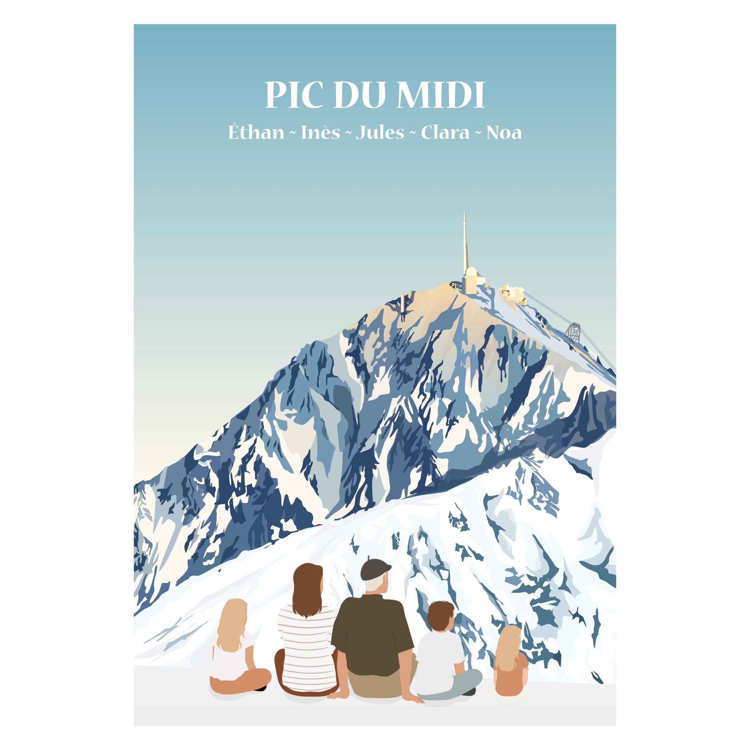 Pic du Midi en famille