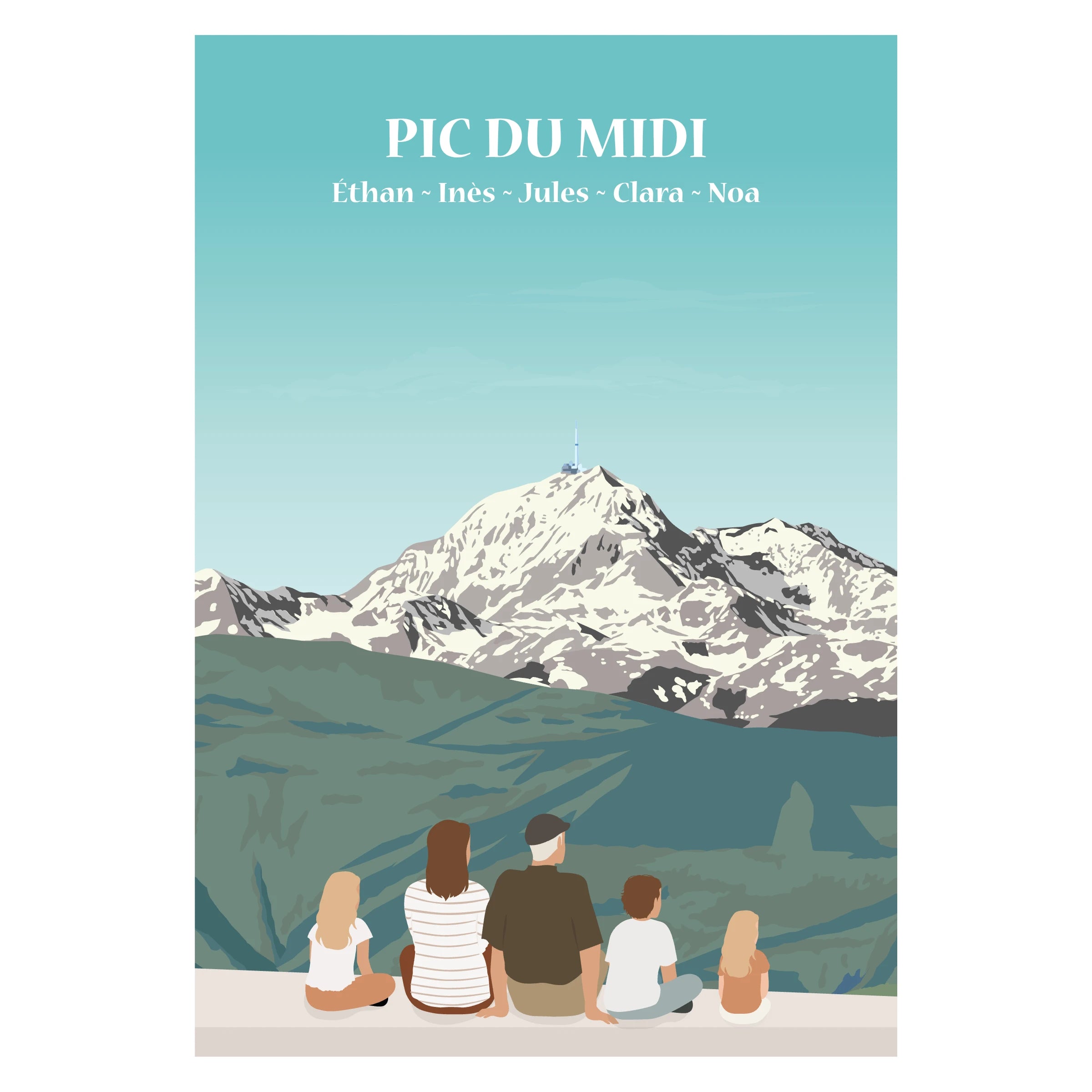 Pic du Midi en famille