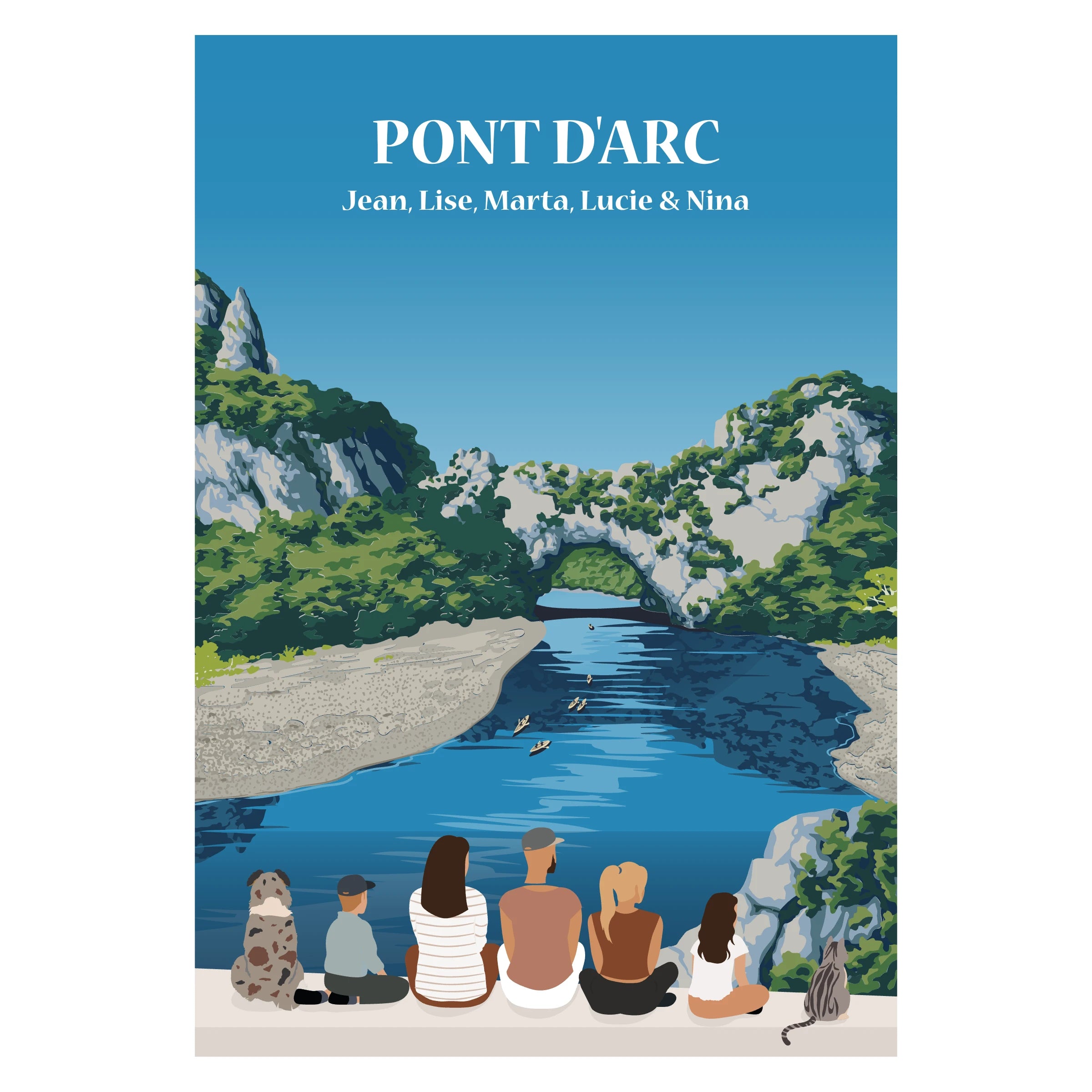 Pont d'Arc en famille