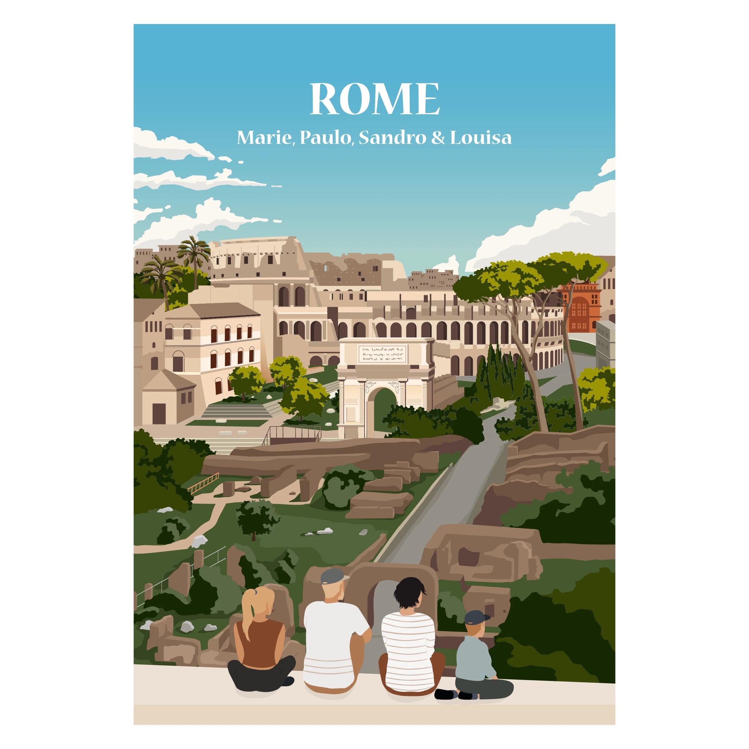 Rome en famille