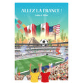 Affiche de stade de football devant une compétition internationale de 2026.