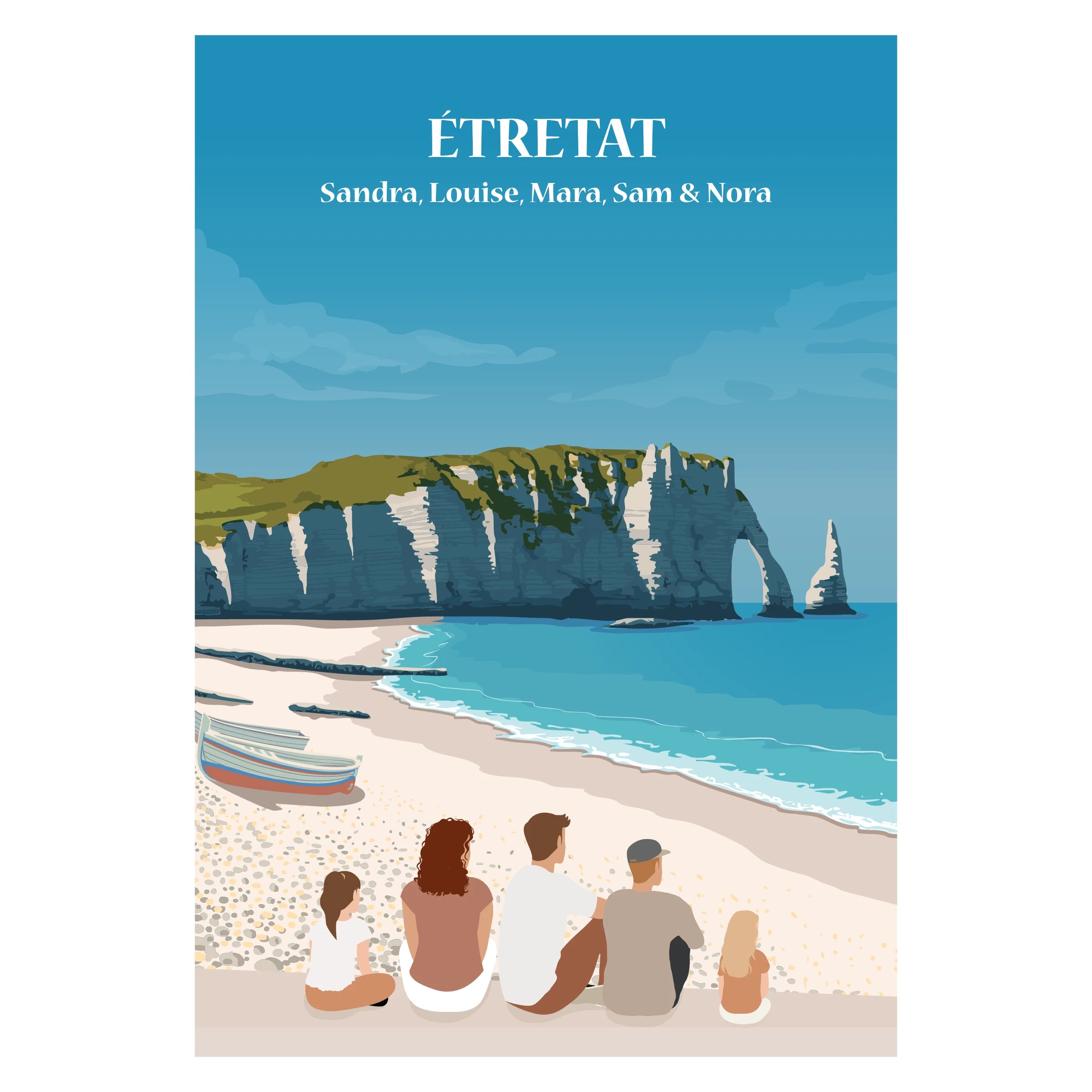 Étretat en famille
