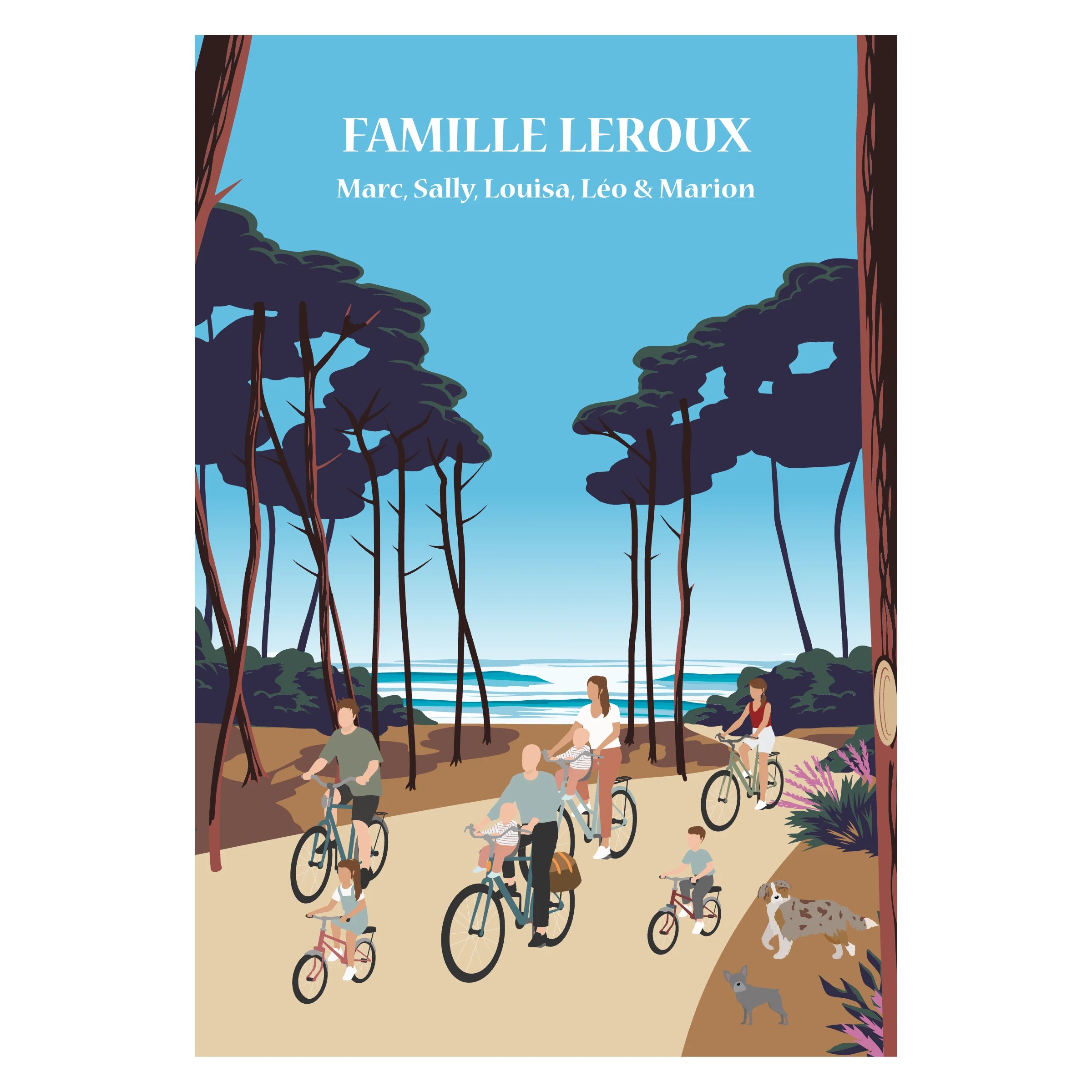Vélo en famille