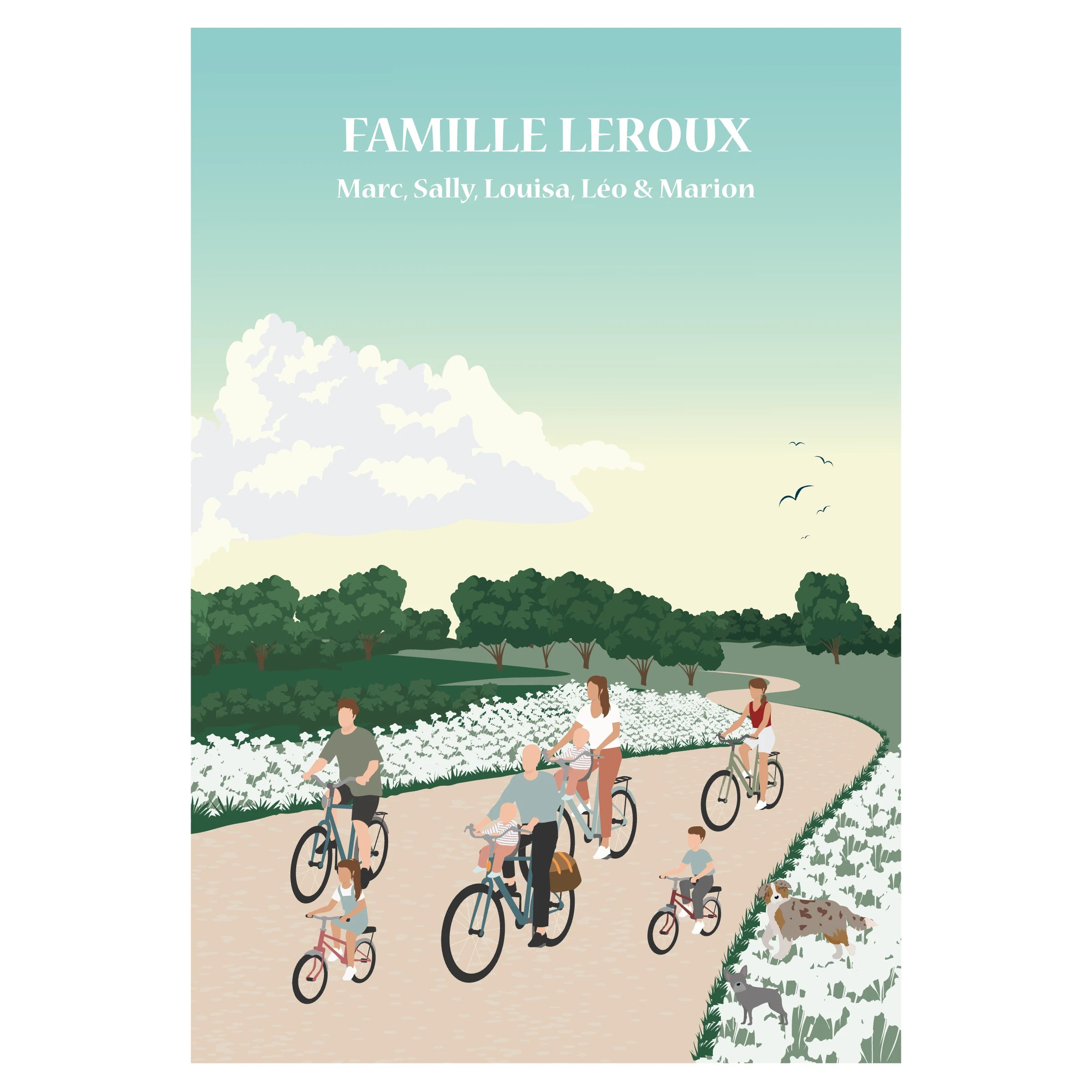 Vélo en famille